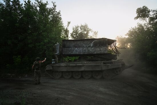 Russia Ukraine Military Operation Heavy Flamethrowers