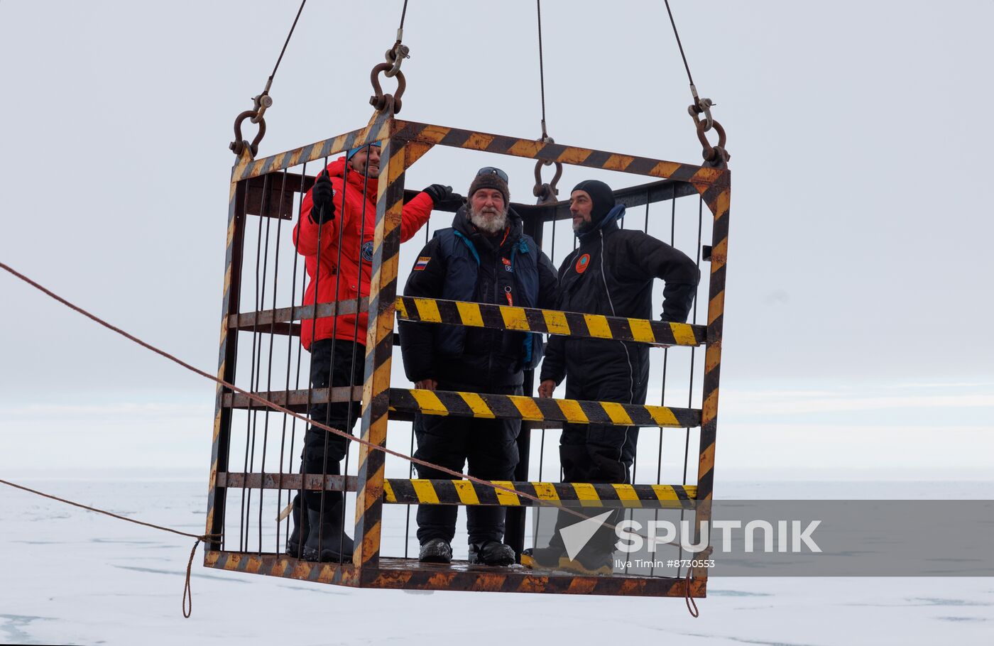 Russia North Pole Paraglider Flight