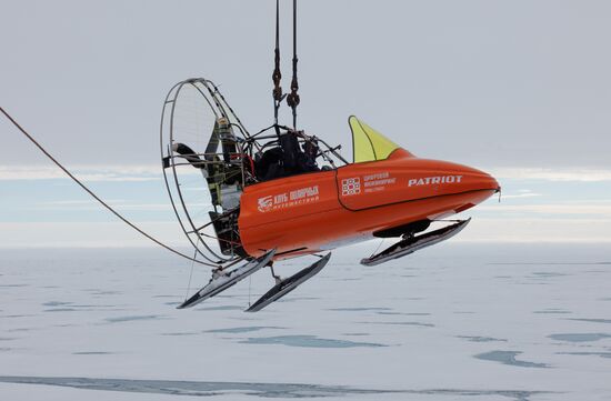 Russia North Pole Paraglider Flight