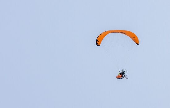 Russia North Pole Paraglider Flight