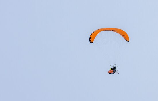 Russia North Pole Paraglider Flight