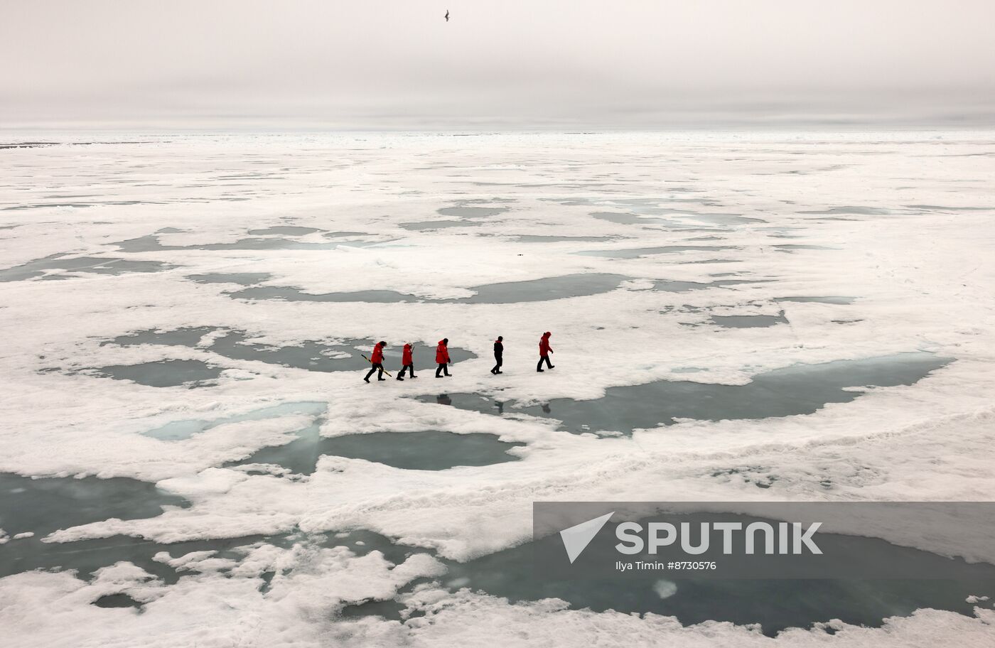 Russia North Pole Paraglider Flight