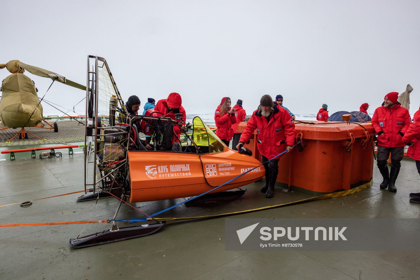 Russia North Pole Paraglider Flight