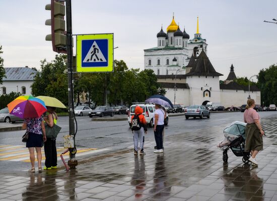 Russia Cityscapes Pskov