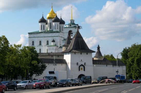 Russia Cityscapes Pskov