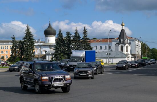 Russia Cityscapes Pskov