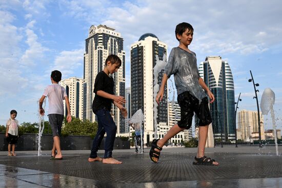 Russia Cityscapes Grozny