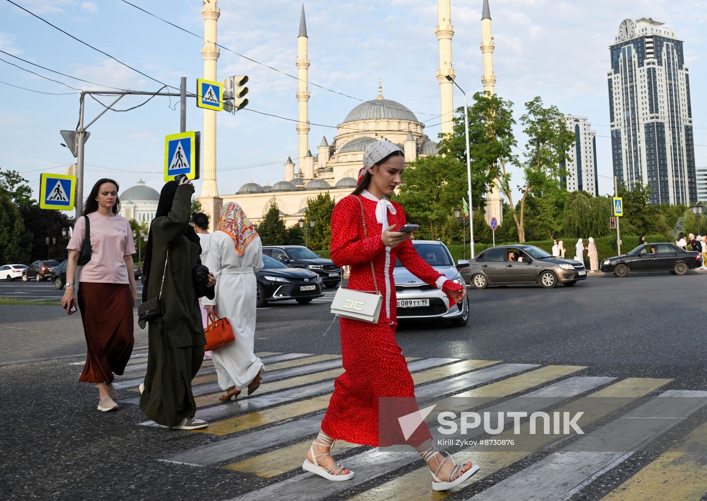 Russia Cityscapes Grozny