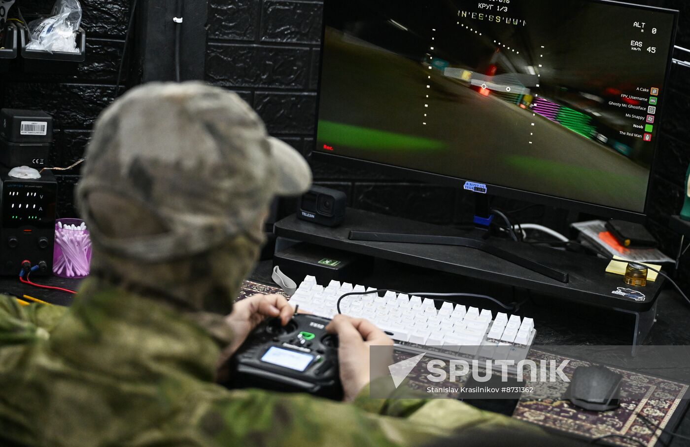 Russia Ukraine Military Operation Drone Operators Training