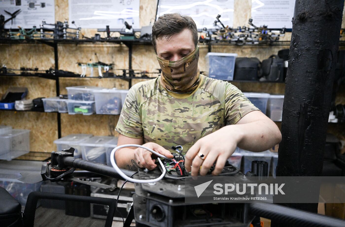 Russia Ukraine Military Operation Drone Operators Training