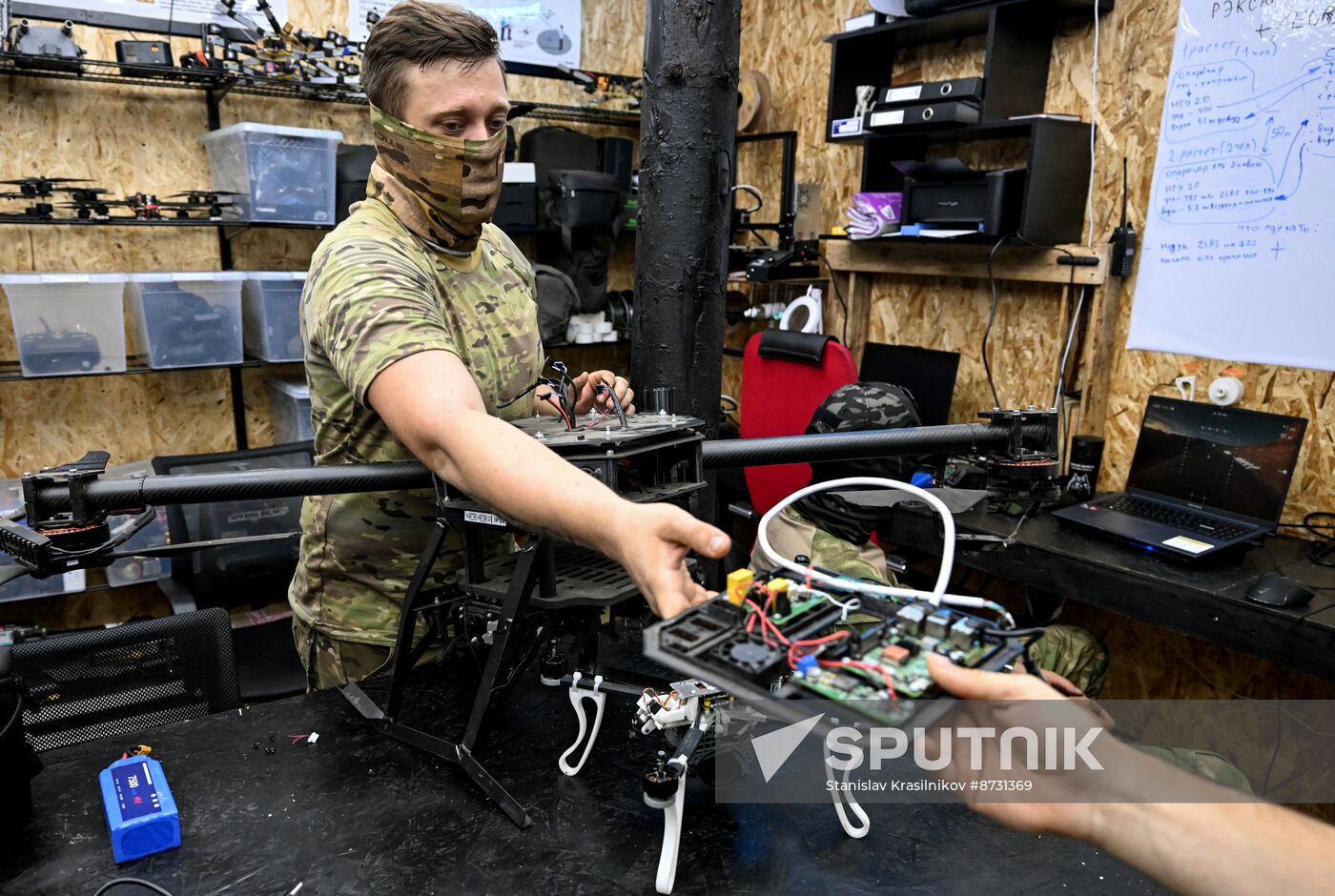 Russia Ukraine Military Operation Drone Operators Training