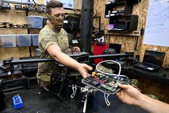 Russia Ukraine Military Operation Drone Operators Training