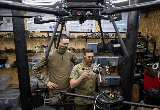 Russia Ukraine Military Operation Drone Operators Training