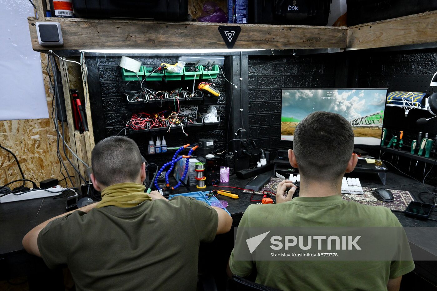 Russia Ukraine Military Operation Drone Operators Training