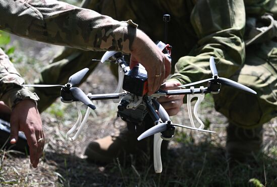 Russia Ukraine Military Operation Drone Operators Training