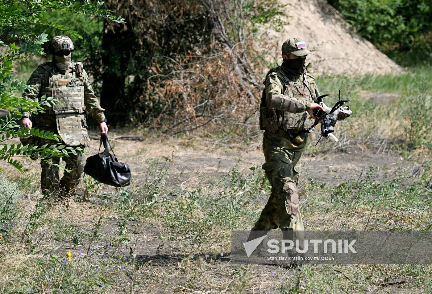 Russia Ukraine Military Operation Drone Operators Training