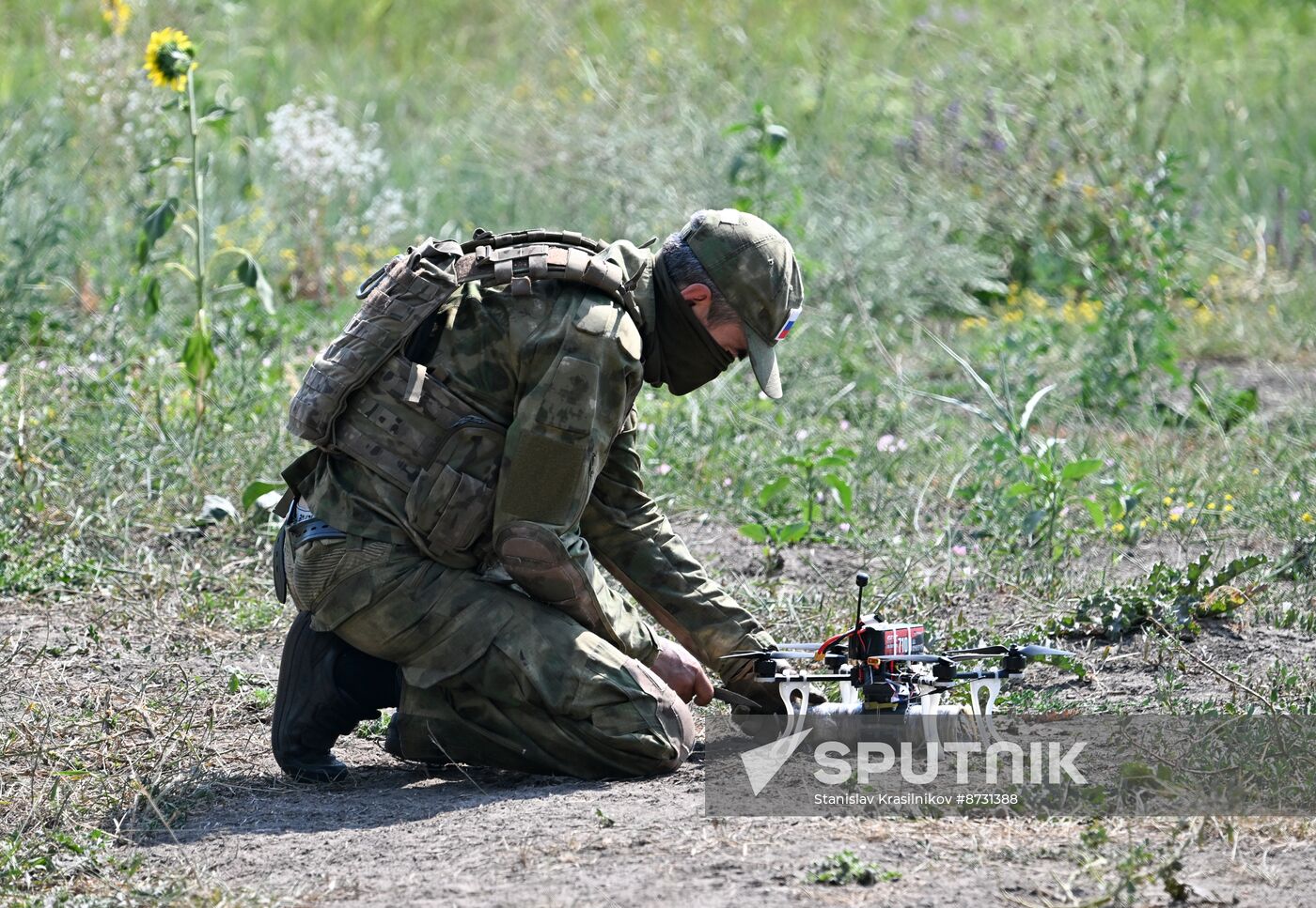 Russia Ukraine Military Operation Drone Operators Training