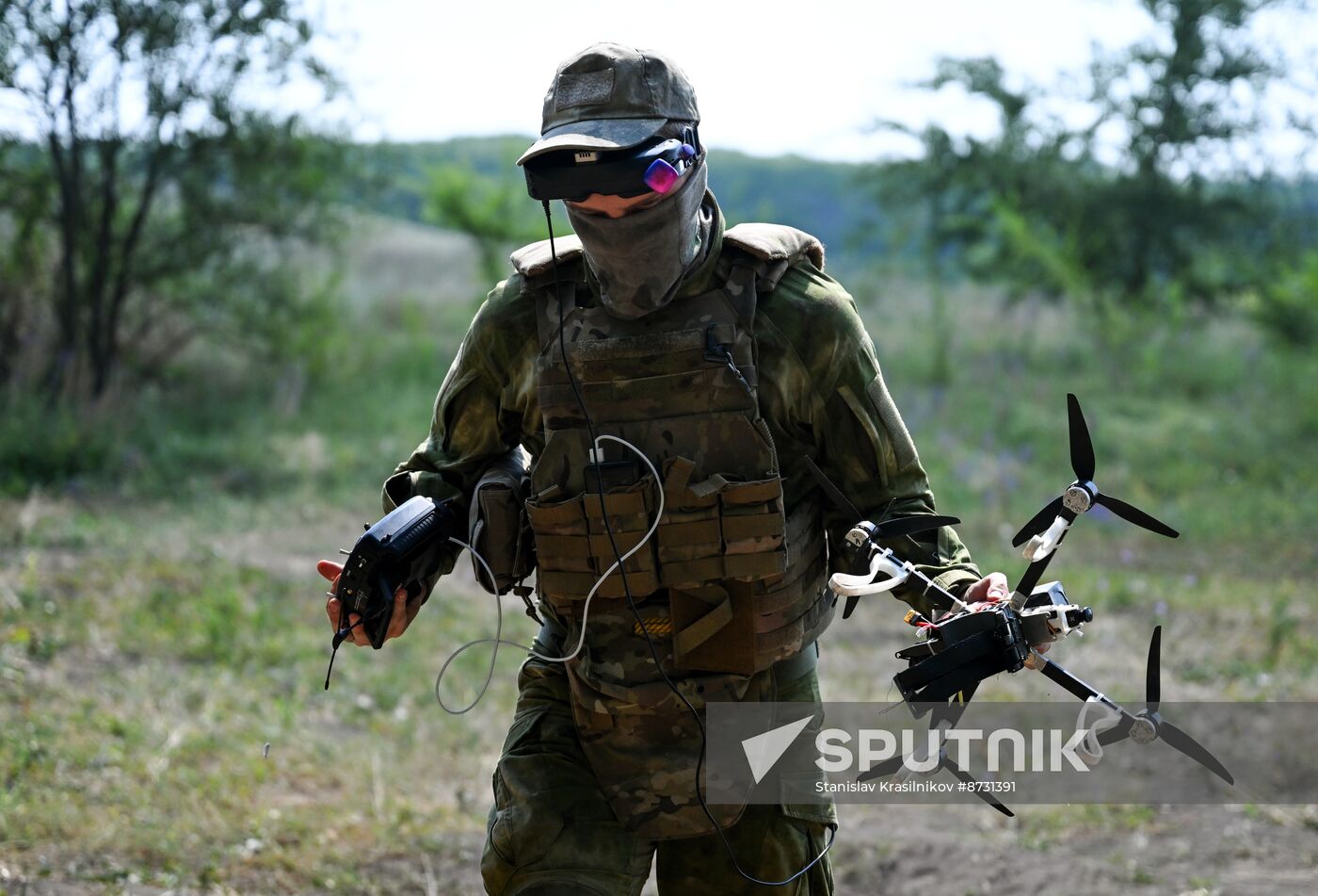 Russia Ukraine Military Operation Drone Operators Training