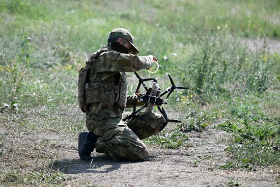 Russia Ukraine Military Operation Drone Operators Training