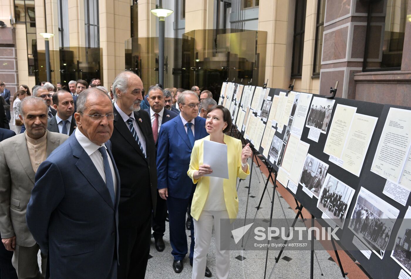 Russia Syria Diplomatic Relations Anniversary Exhibition