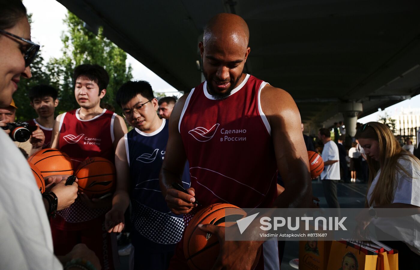 Russia China Business Day Basketball Match