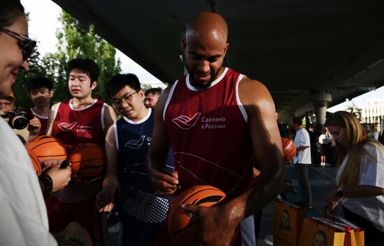 Russia China Business Day Basketball Match