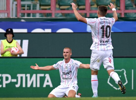 Russia Soccer Premier-League Lokomotiv - Akron