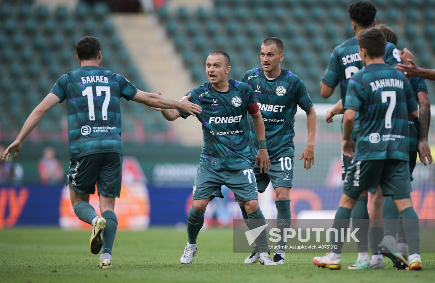 Russia Soccer Premier-League Lokomotiv - Akron