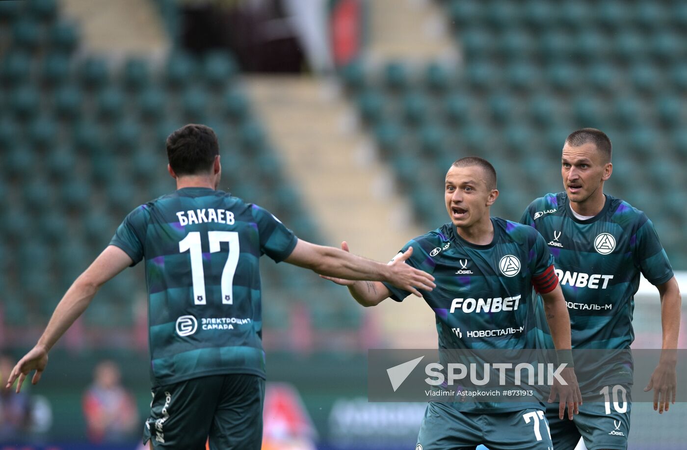 Russia Soccer Premier-League Lokomotiv - Akron