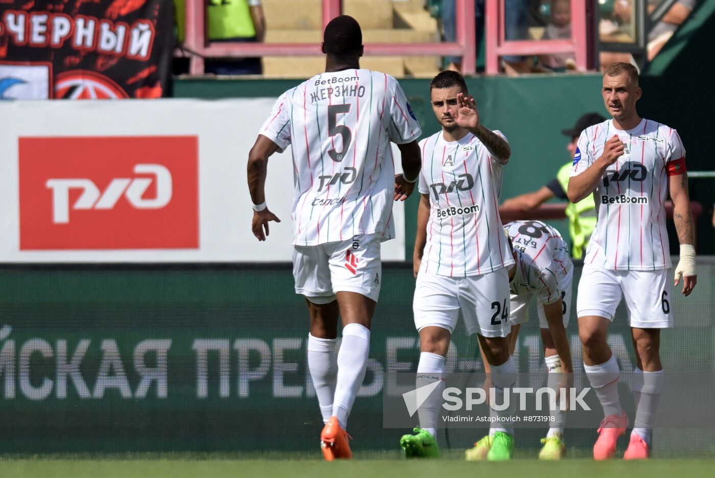 Russia Soccer Premier-League Lokomotiv - Akron