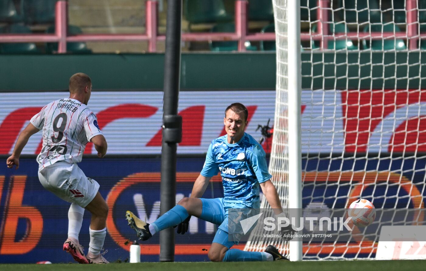 Russia Soccer Premier-League Lokomotiv - Akron