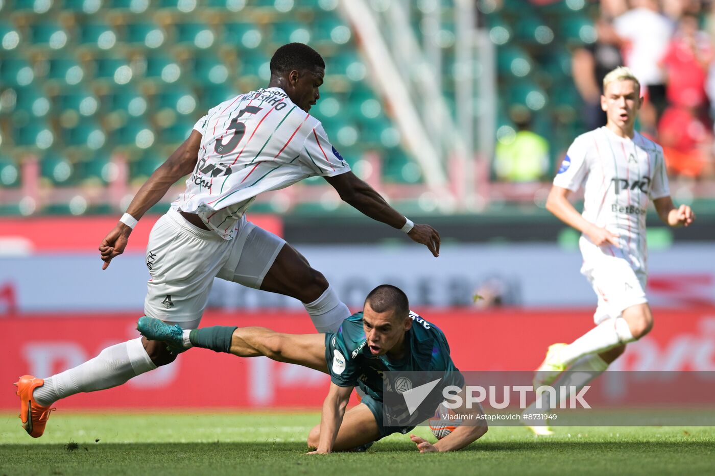 Russia Soccer Premier-League Lokomotiv - Akron