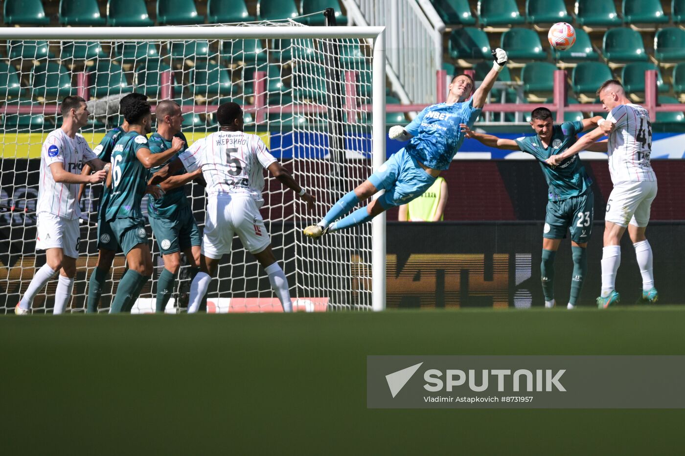 Russia Soccer Premier-League Lokomotiv - Akron
