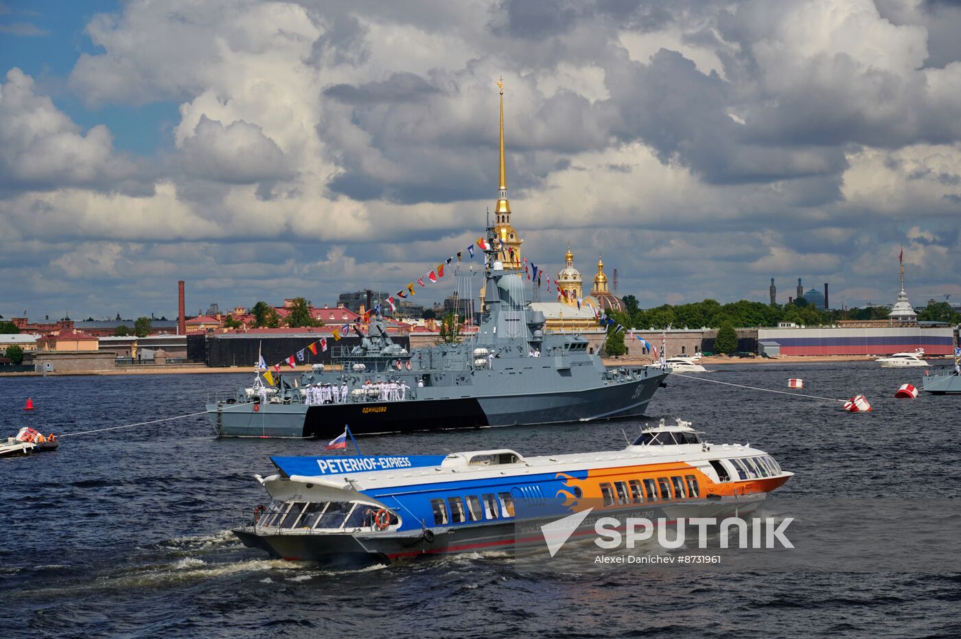 Russia Navy Day Preparations