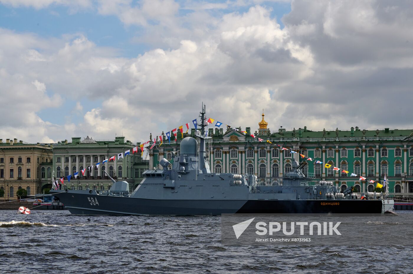 Russia Navy Day Preparations