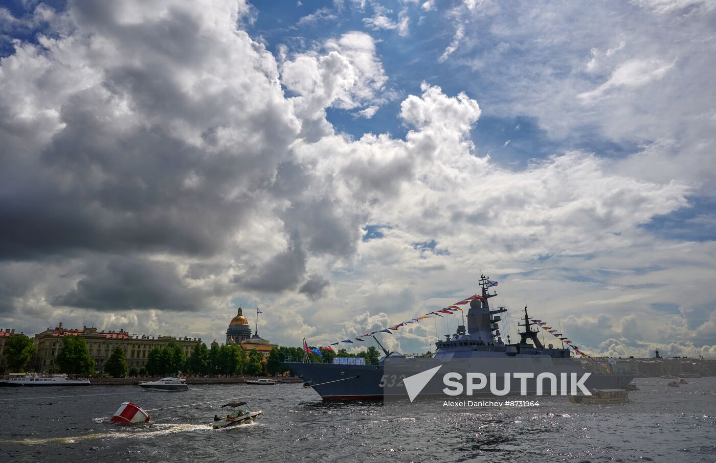 Russia Navy Day Preparations