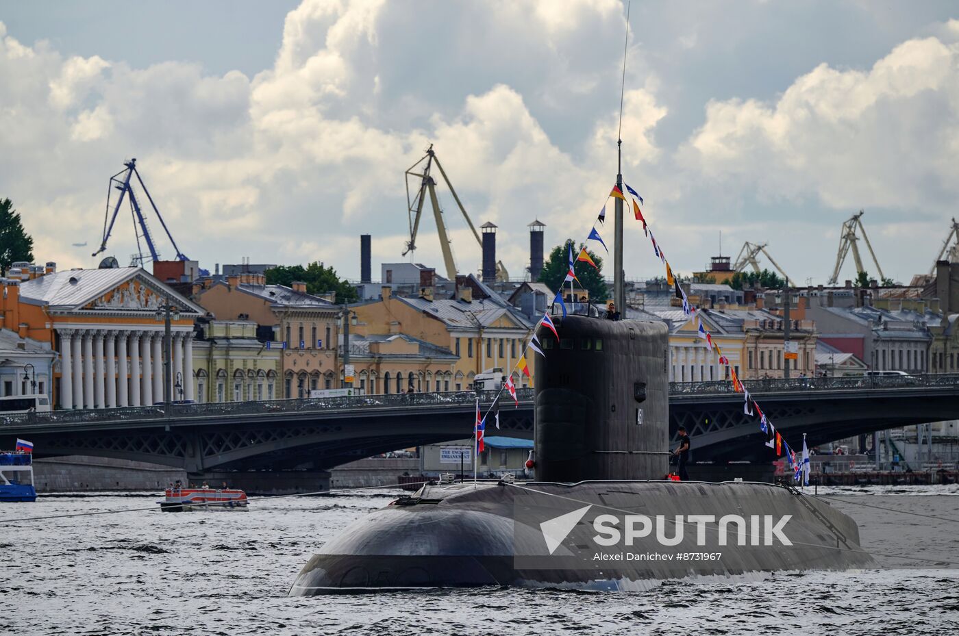 Russia Navy Day Preparations