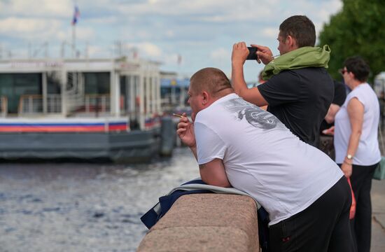Russia Navy Day Preparations
