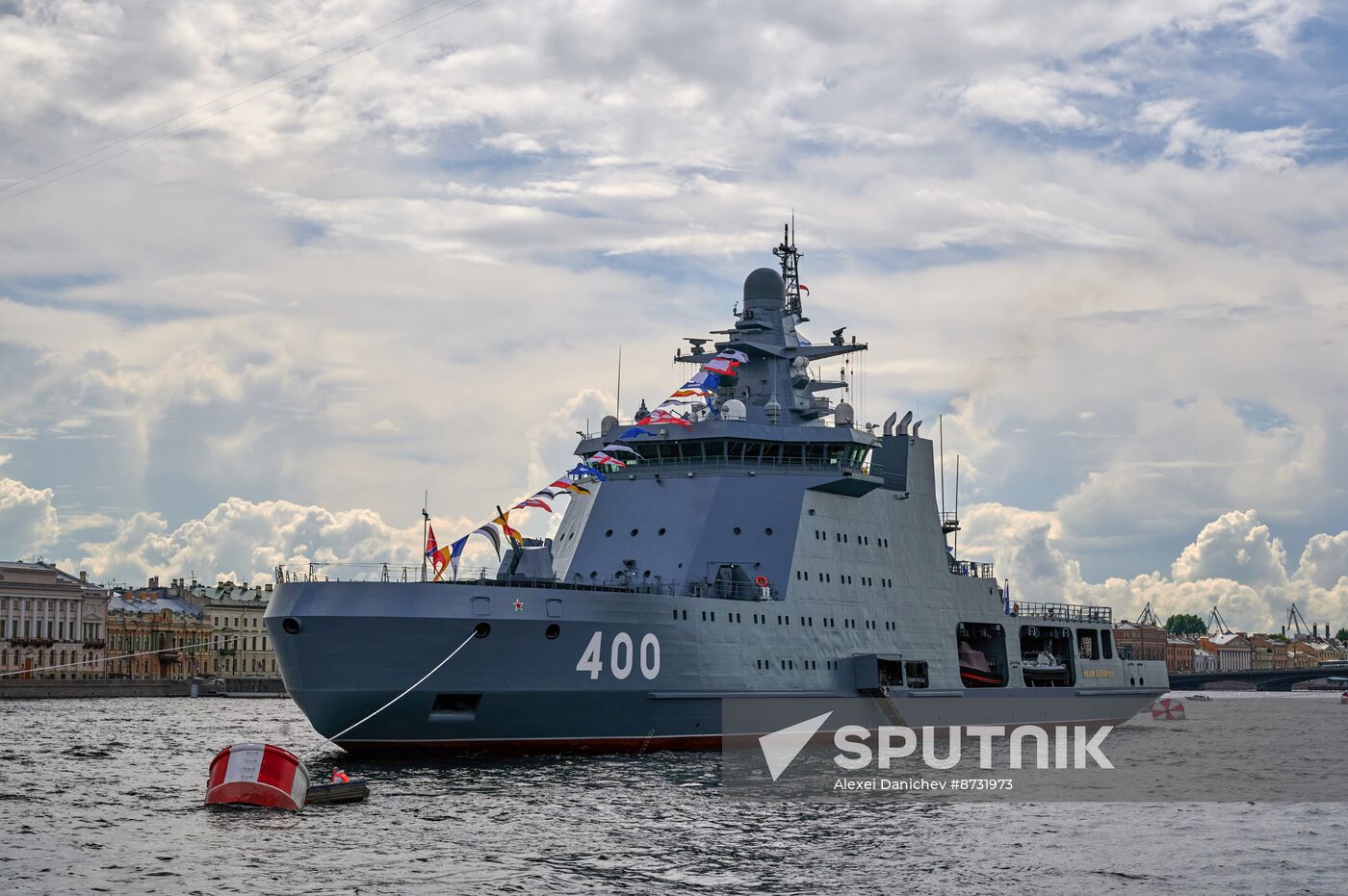 Russia Navy Day Preparations
