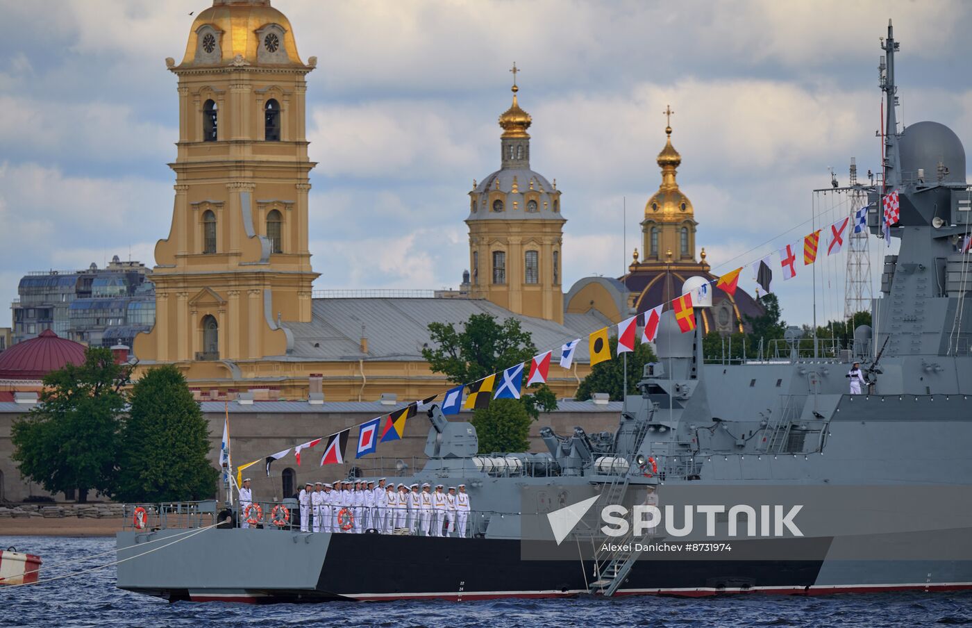 Russia Navy Day Preparations