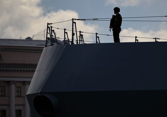 Russia Navy Day Preparations