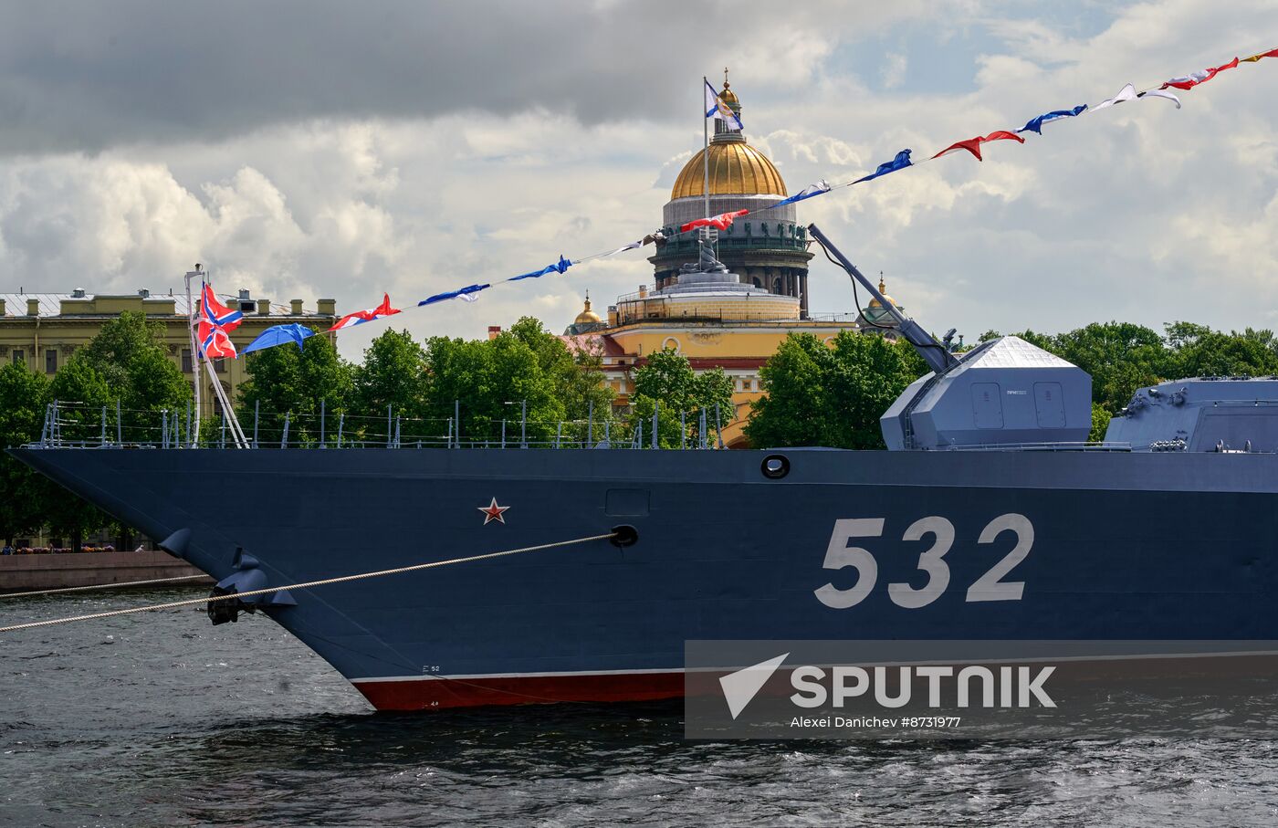 Russia Navy Day Preparations