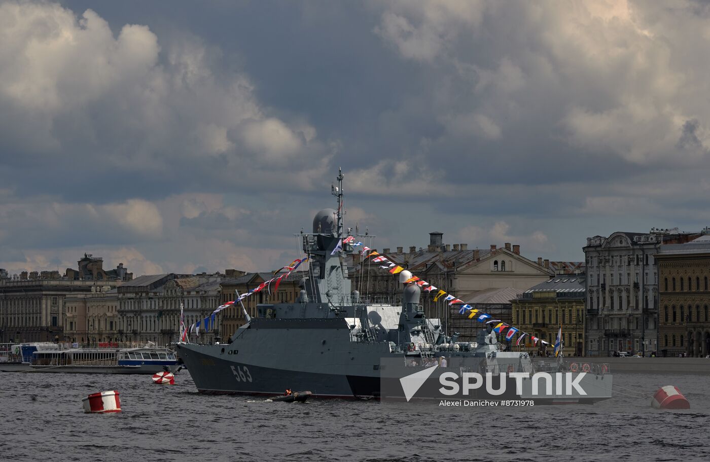 Russia Navy Day Preparations