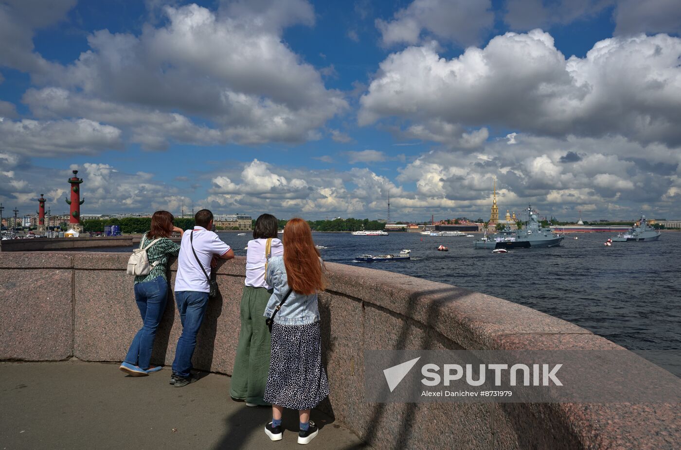 Russia Navy Day Preparations