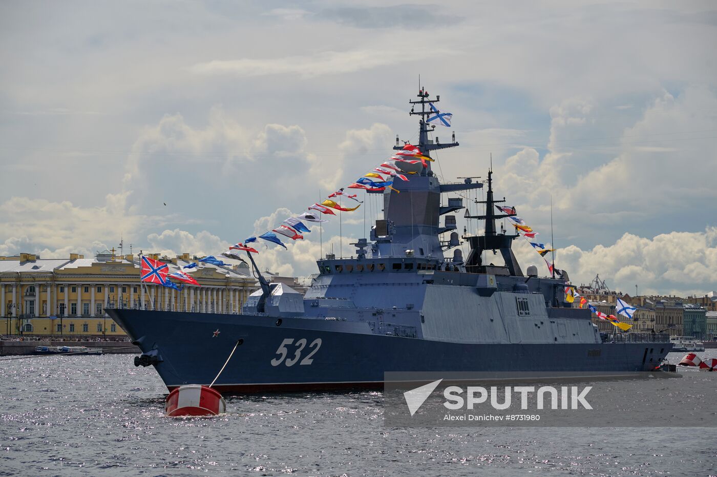 Russia Navy Day Preparations