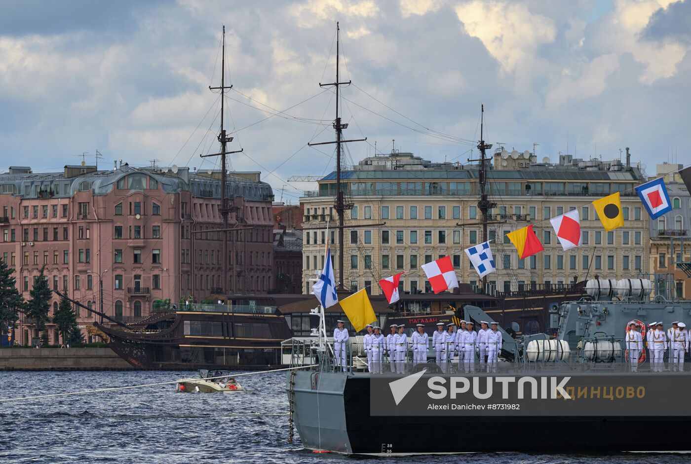 Russia Navy Day Preparations