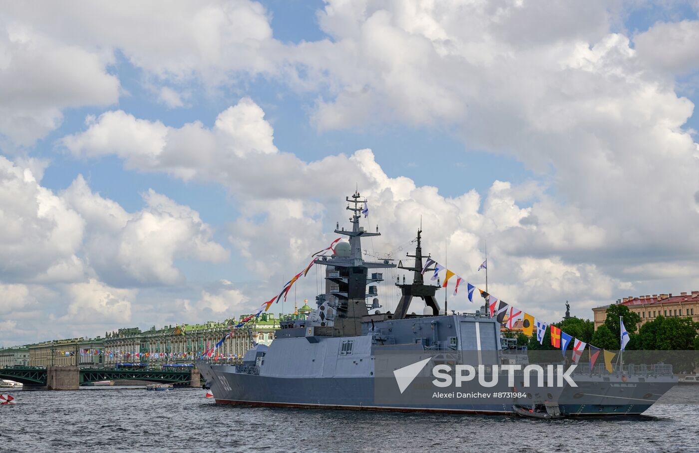 Russia Navy Day Preparations