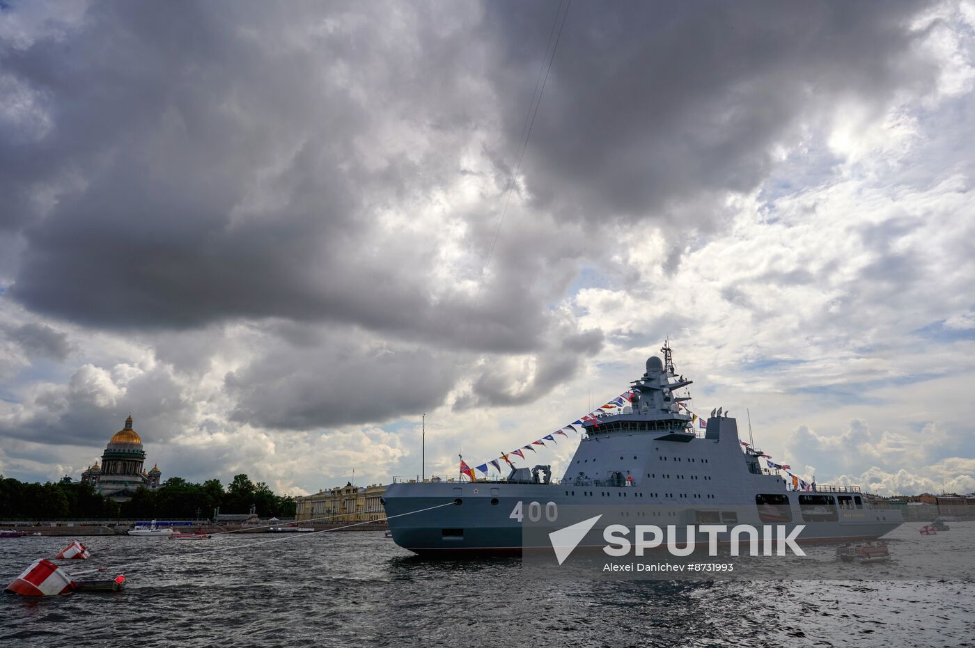 Russia Navy Day Preparations