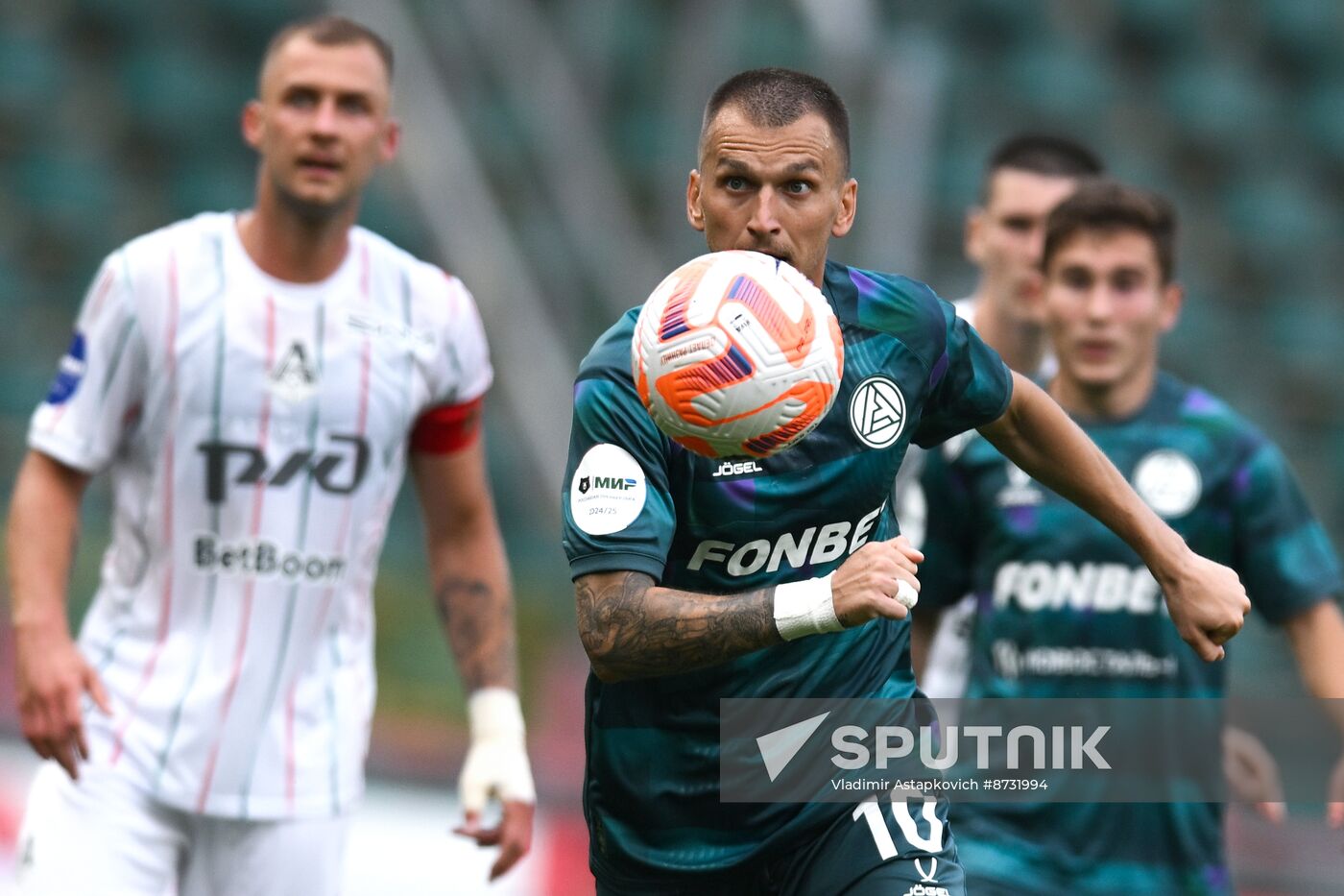 Russia Soccer Premier-League Lokomotiv - Akron