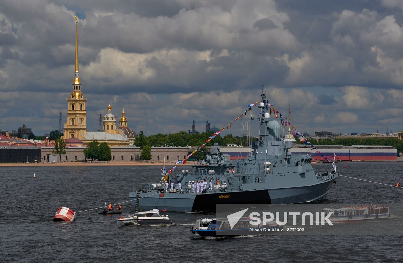 Russia Navy Day Preparations